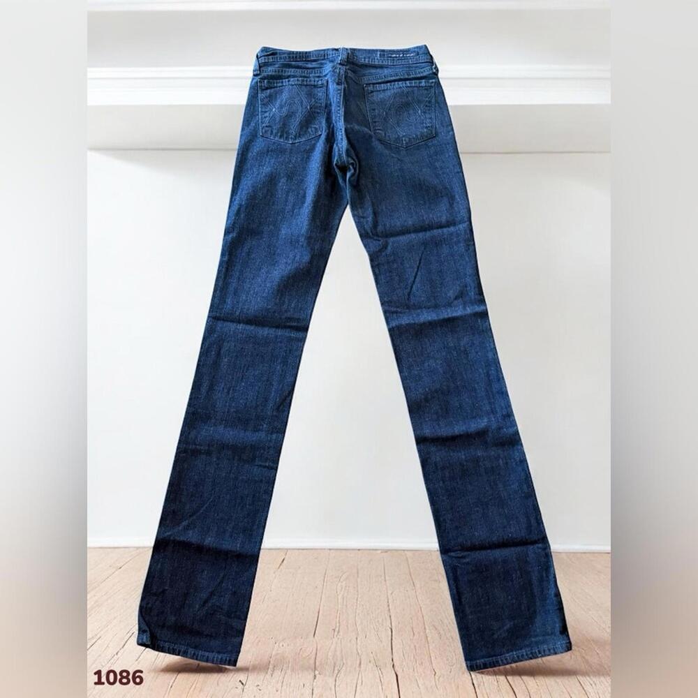 1086 Citizens of Humanity Ava Low Rise Straight Skinny 24 (26x33.5) Dark Cute - Picture 9 of 9